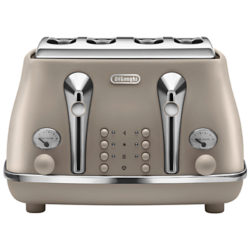 De'Longhi Elements 4-Slot Toaster Desert Beige
